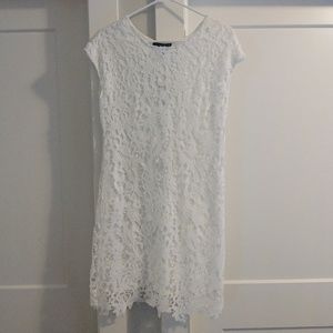 Chelsea & Theodore white lace dress size 4